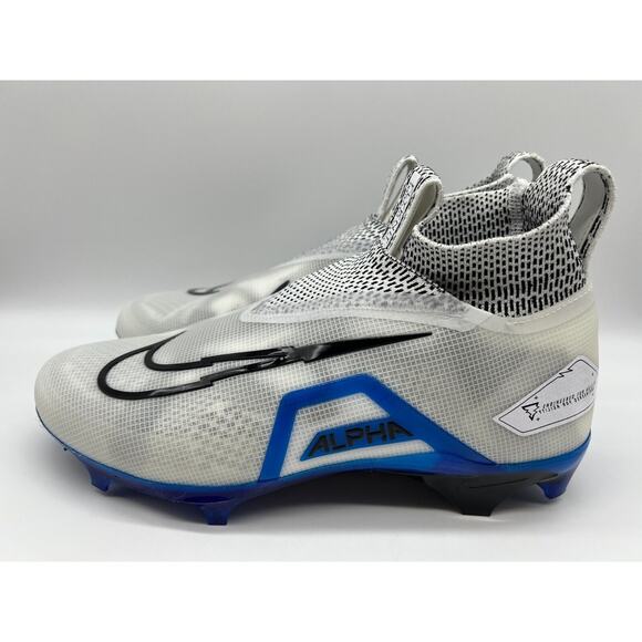 Nike Alpha Menace Elite 3 Football Cleats Ghost Laces CT6648-101 Men’s Size 9.5 - Picture 13 of 16